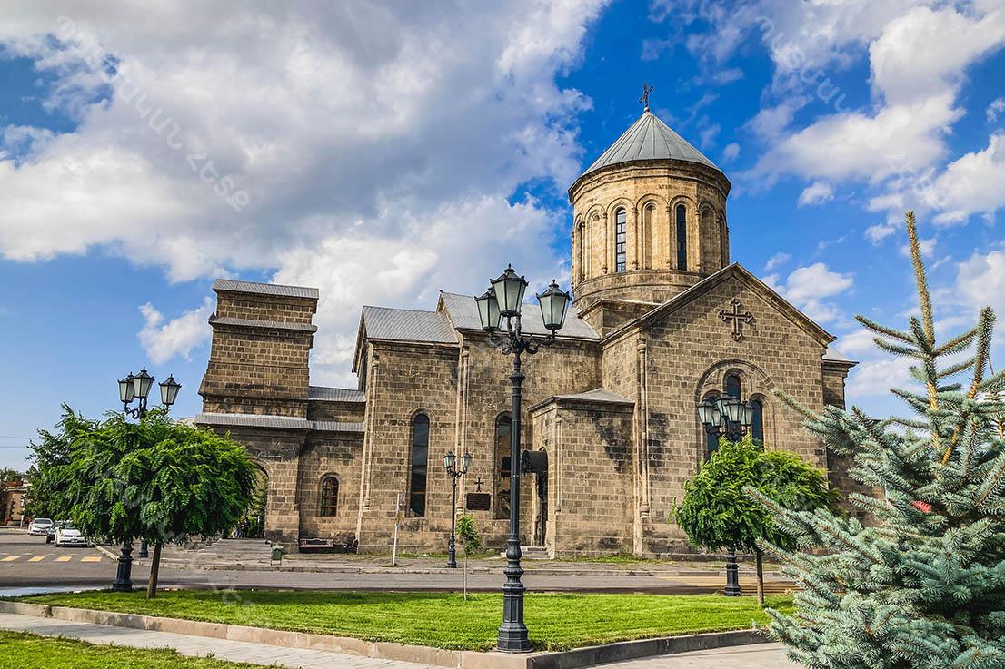 Holy Mother of God Church in the city of Gavar, Gegharkunik region of the Republic of Armenia